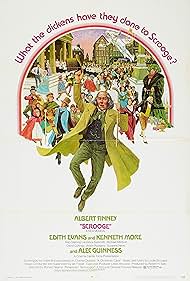 Alec Guinness, Albert Finney, Richard Beaumont, David Collings, Frances Cuka, Philip DaCosta, Edith Evans, Derek Francis, Gaynor Hodgson, Raymond Hoskins, Gordon Jackson, Roy Kinnear, Michael Medwin, Kenneth More, Laurence Naismith, Suzanne Neve, Anton Rodgers, Paddy Stone, and Kay Walsh in Scrooge (1970)