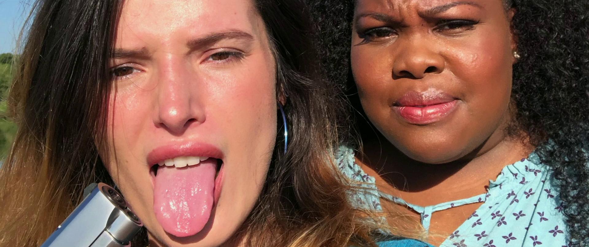 Bella Thorne and Amber Riley in Nổi Loạn (2020)