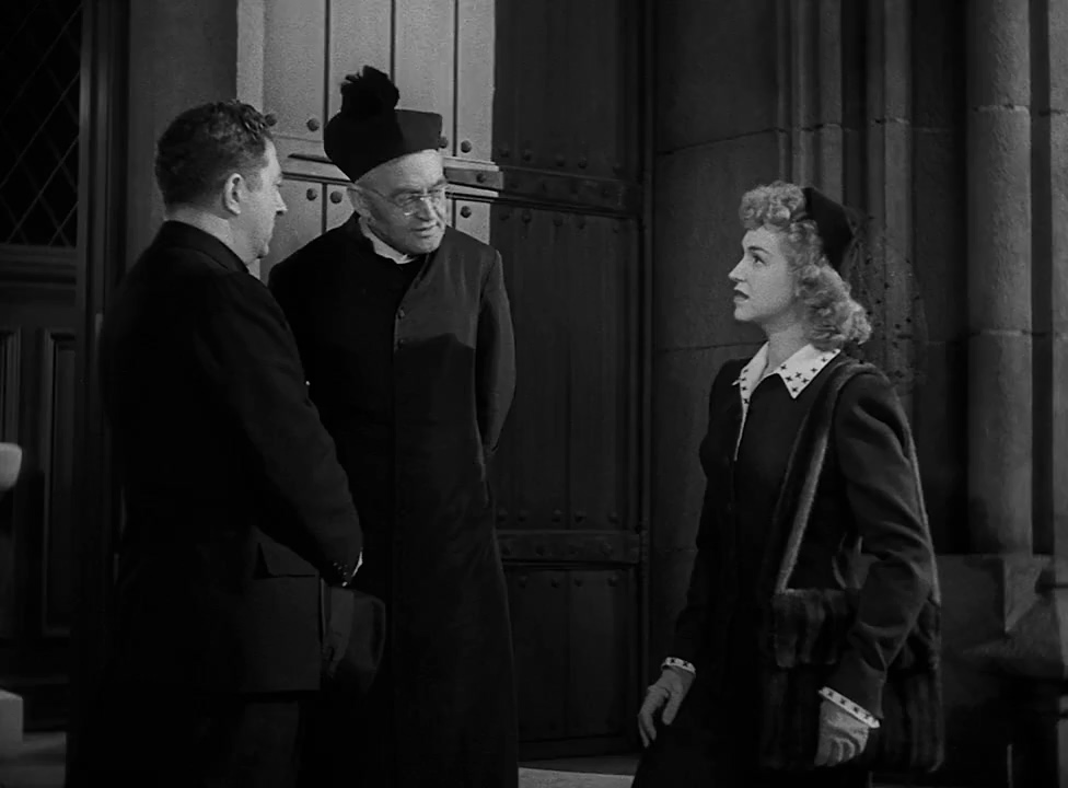 Barry Fitzgerald, Frank McHugh, and Risë Stevens in Con Đường Tôi Chọn (1944)