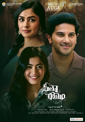 Bhoomika Chawla, Gautham Vasudev Menon, Abhinaya, Dulquer Salmaan, Mrunal Thakur, and Rashmika Mandanna in Sita Ramam (2022)