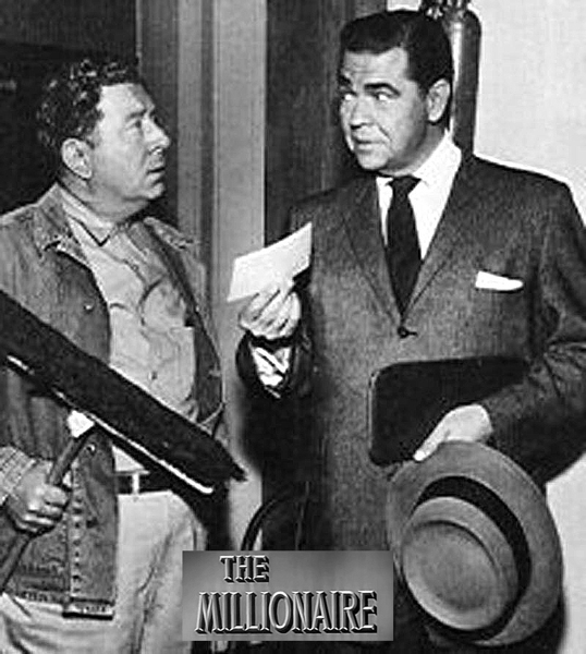 Frank McHugh and Marvin Miller in The Millionaire (1955)