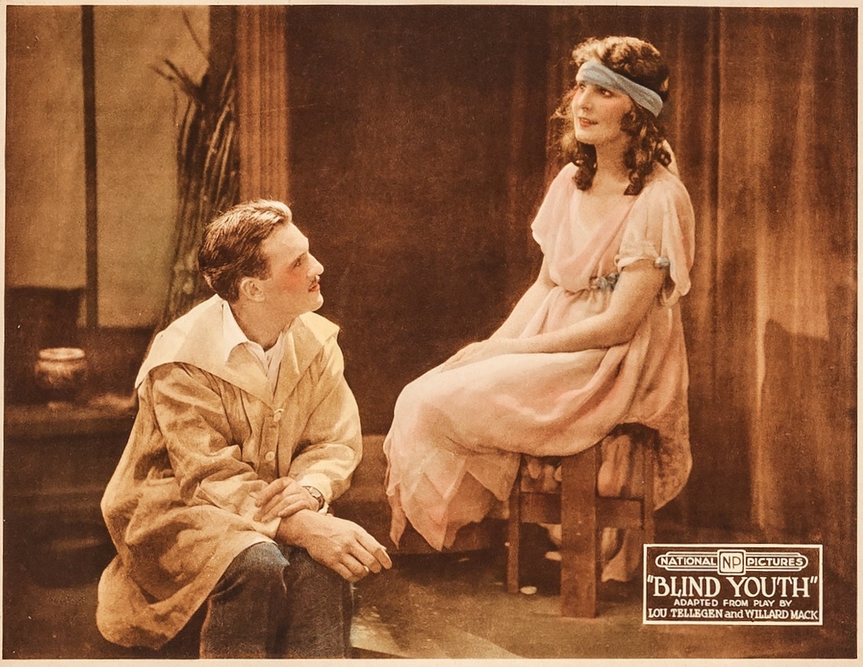 Leatrice Joy and Walter McGrail in Blind Youth (1920)