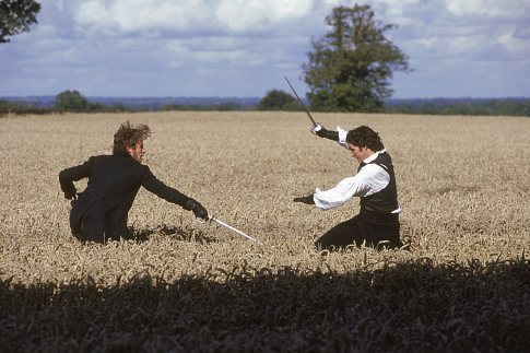 Jim Caviezel and Guy Pearce in Bá Tước Monte Cristo (2002)