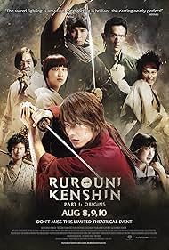 Yôsuke Eguchi, Yû Aoi, Munetaka Aoki, Gô Ayano, Takeru Satoh, Emi Takei, and Taketo Tanaka in Lãng khách Kenshin (2012)