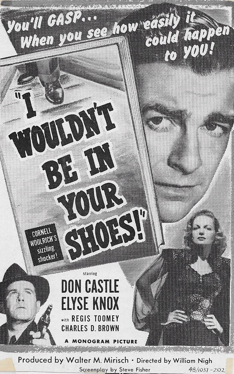 Don Castle, Elyse Knox, and Regis Toomey in I Wouldn't Be in Your Shoes (1948)