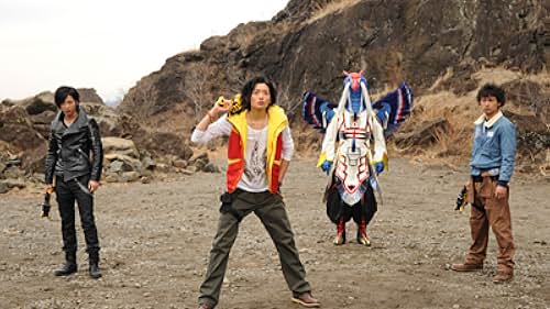 Ryô Ryûsei, Shûsuke Saitô, and Yamato Kinjo in Jûden Sentai Kyôryûjâ (2013)