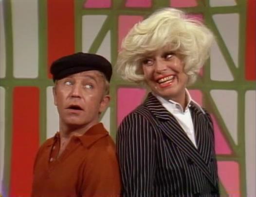 Henry Gibson and Carol Channing in Laugh-In (1967)