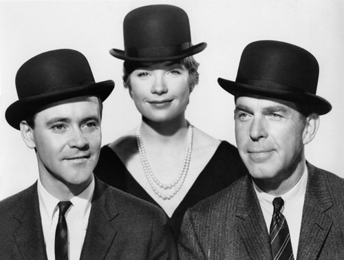 Jack Lemmon, Shirley MacLaine, and Fred MacMurray in Căn Hộ Tình Yêu (1960)