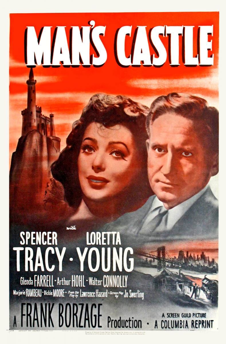 Spencer Tracy and Loretta Young in Man's Castle (1933)