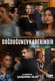 Zuhal Gencer, Helin Kandemir, Zeynep Kumral, Ibrahim Celikkol, Elif Sönmez, Engin Öztürk, Demet Özdemir, Incinur Dasdemir, and Senan Kara in Dogdugun Ev Kaderindir (2019)