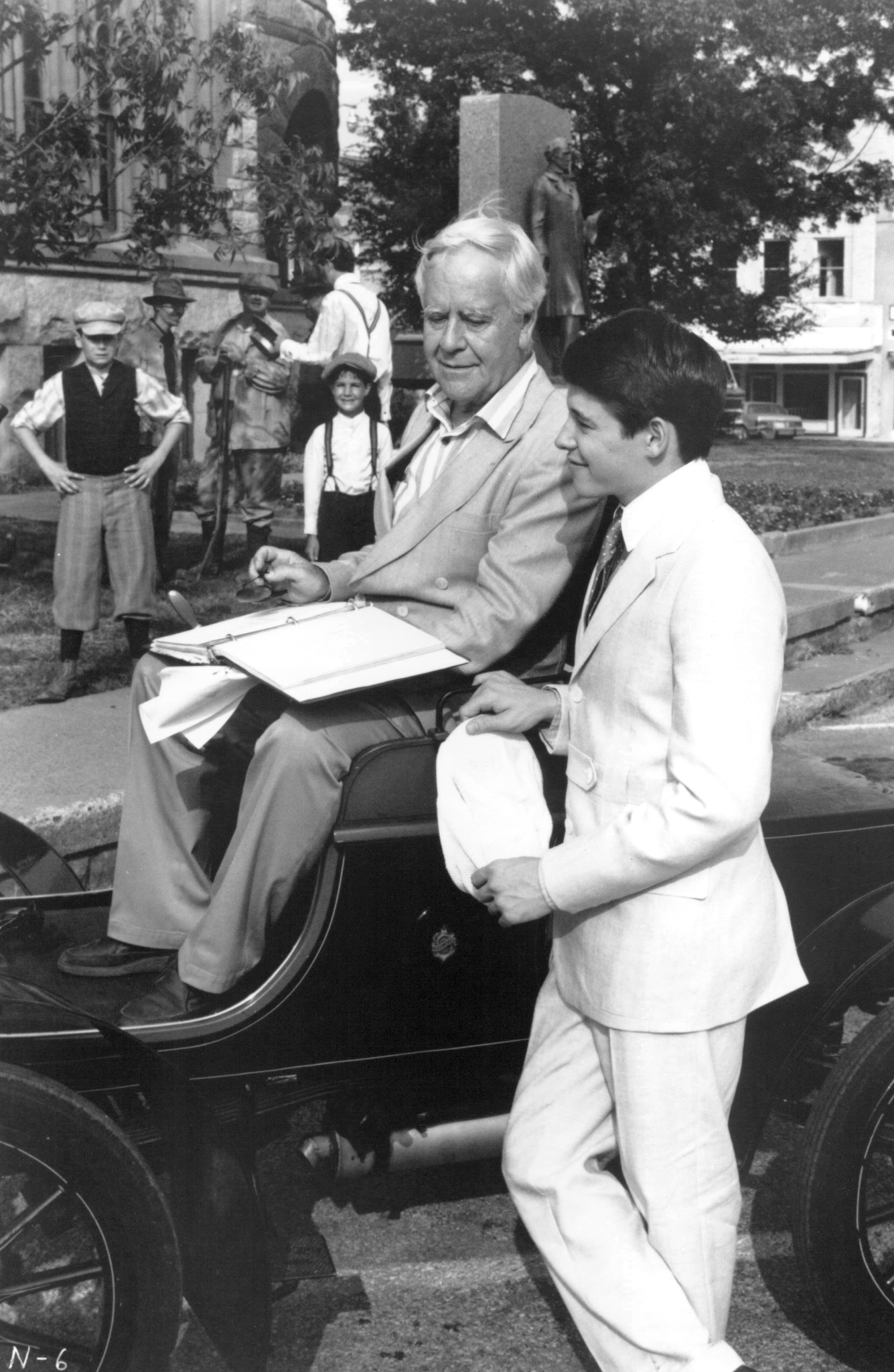 Matthew Broderick and Horton Foote in 1918 (1985)