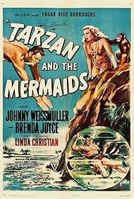 Linda Christian and Johnny Weissmuller in Tarzan and the Mermaids (1948)