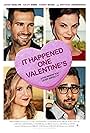 Tommy Savas, Brittany Underwood, Haley Webb, and James Maslow in It Happened One Valentine's (2017)