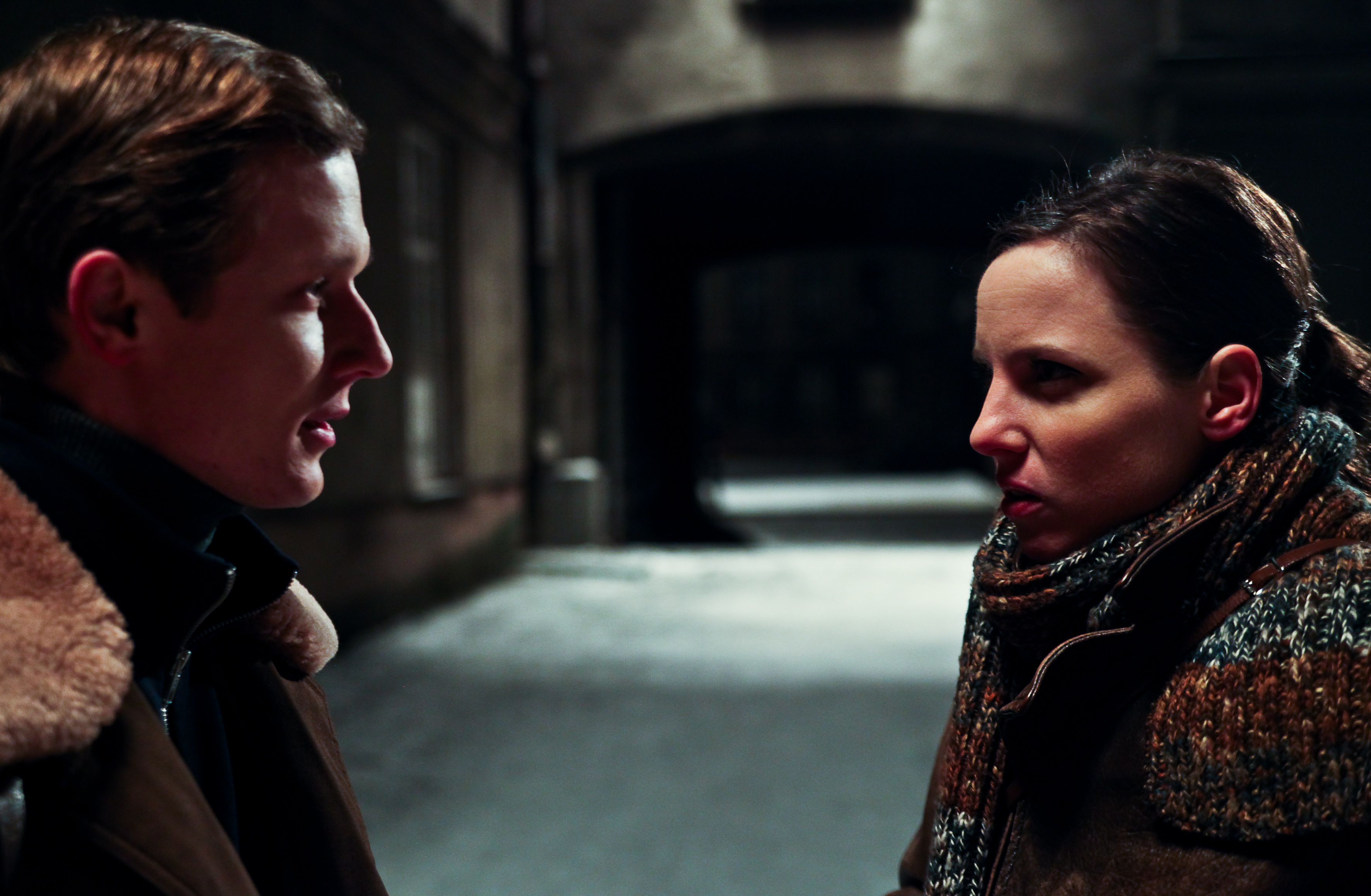 Julia Kijowska and Filip Plawiak in Czerwony Pajak (2015)