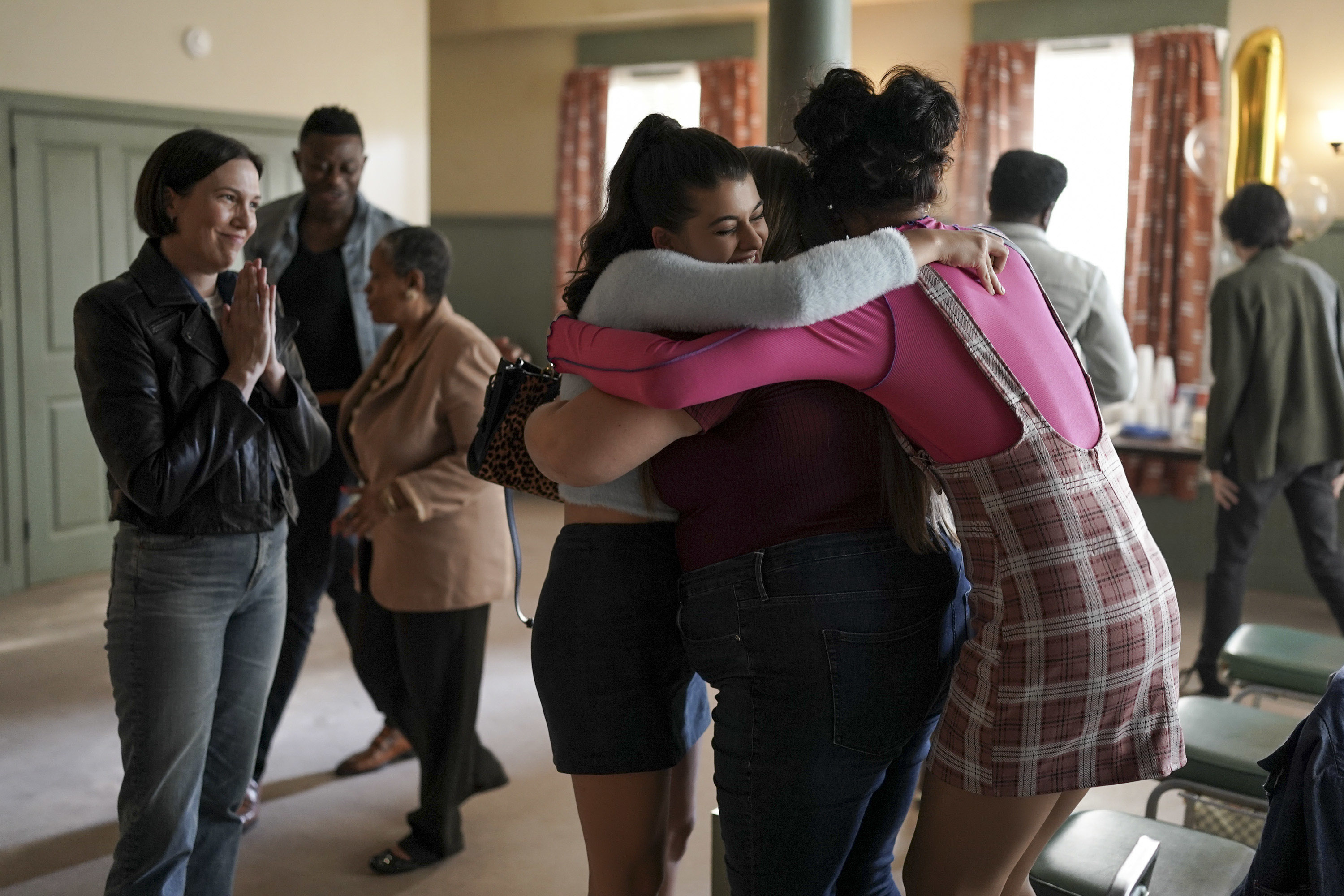 Rebecca Henderson, Sofia Black-D'Elia, Lily Mae Harrington, and Jojo Brown in Single Drunk Female (2022)