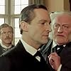 Jeremy Brett, David Burke, and Charles Gray in The Adventures of Sherlock Holmes (1984)