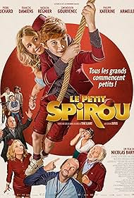 Pierre Richard, Natacha Régnier, Philippe Katerine, François Damiens, Gwendolyn Gourvenec, and Sacha Pinault in Le petit Spirou (2017)