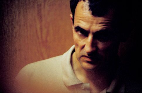 Albert Dupontel as Pierre in the Gaspar Noé film IRREVERSIBLE.