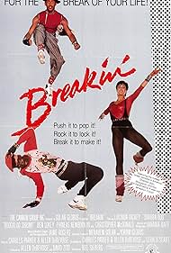 Michael Chambers, Lucinda Dickey, and Adolfo Quinones in Breakin' (1984)