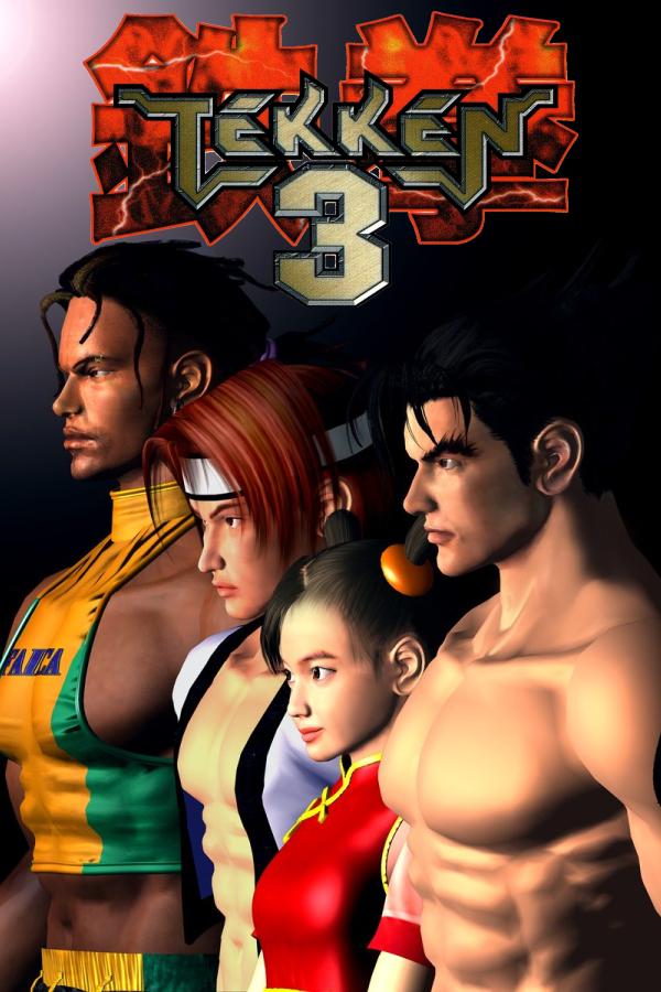 Isshin Chiba, Toshiyuki Morikawa, and Yumi Tôma in Tekken 3 (1997)