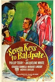 Eduardo Ciannelli, Jimmy Conlin, Phillip Terry, and Jacqueline White in Seven Keys to Baldpate (1947)