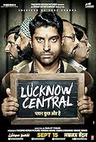 Rajesh Sharma, Farhan Akhtar, Deepak Dobriyal, Gippy Grewal, and Inaamulhaq in Lucknow Central (2017)