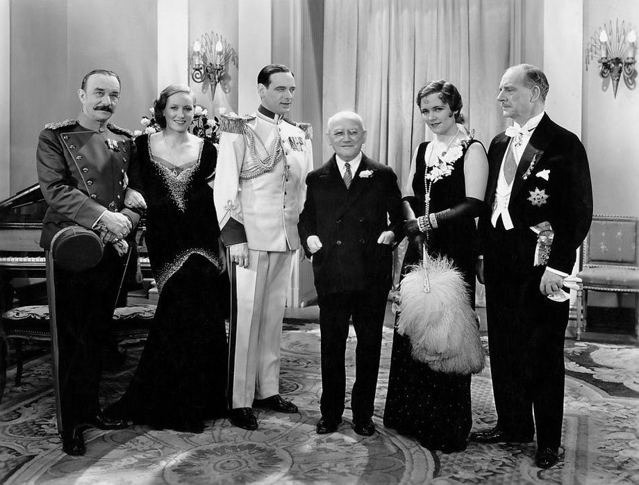 Tala Birell, Hans Junkermann, Arnold Korff, Carl Laemmle, Johannes Riemann, and Olga Tschechowa in Liebe auf Befehl (1931)