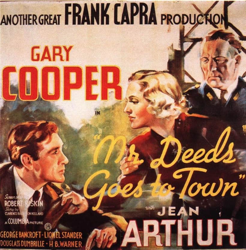 Gary Cooper and Jean Arthur in Mr. Deeds Goes to Town (1936)