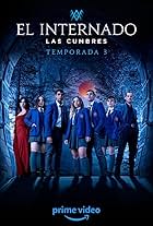 Lydia Pavon, Carlos Alcaide, Joel Bosqued, Asia Ortega, Albert Salazar, Daniela Rubio, and Claudia Riera in El Internado: Las Cumbres (2021)