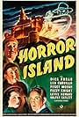 Leo Carrillo, Dick Foran, Fuzzy Knight, and Peggy Moran in Horror Island (1941)