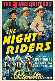 John Wayne, Ray Corrigan, and Max Terhune in The Night Riders (1939)