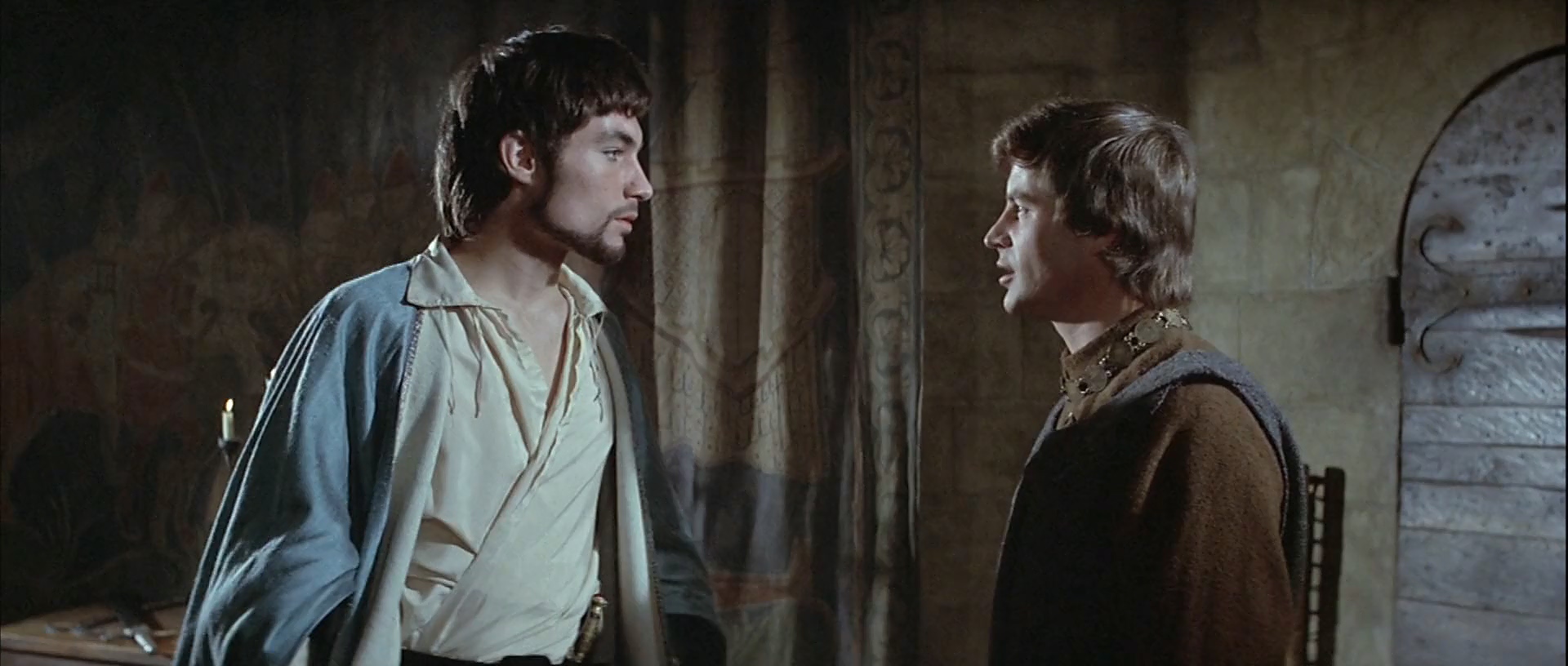 Timothy Dalton and John Castle in The Lion in Winter (1968)