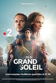 Jeremy Banster, Valérie Kaprisky, Chrystelle Labaude, Gabrielle Lazure, Mélanie Maudran, Maëva El Aroussi, Moïse Santamaria, and Gary Guénaire in Un si grand soleil (2018)