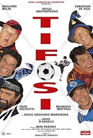 Diego Abatantuono, Massimo Boldi, Nino D'Angelo, Christian De Sica, Enzo Iacchetti, and Diego Maradona in Tifosi (1999)