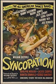 Charlie Barnet, Connee Boswell, Jackie Cooper, Benny Goodman, Bonita Granville, Harry James, Jack Jenney, Gene Krupa, Adolphe Menjou, Alvino Rey, and Joe Venuti in Syncopation (1942)