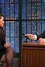 Seth Meyers and America Ferrera in Late Night with Seth Meyers (2014)