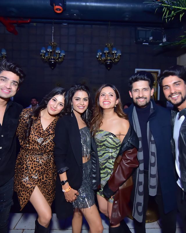 Isha Malviya, Priyanka Chahar Choudhary, Sargun Mehta, Ravi Dubey, and Ankit Gupta in Udaariyaan (2021)