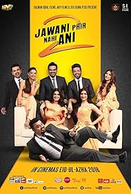 Humayun Saeed, Kanwaljeet Singh, Vasay Chaudhry, Sarwat Gilani, Uzma Khan, Ahmad Ali Butt, Kubra Khan, Fahad Mustafa, Rizwan A.Q., Salman Iqbal, Nadeem Baig, and Mawra Hocane in Jawani Phir Nahi Ani 2 (2018)