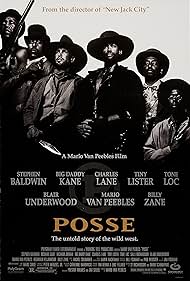 Stephen Baldwin, Tom Lister Jr., Tone Loc, Mario Van Peebles, Big Daddy Kane, and Charles Lane in Posse (1993)