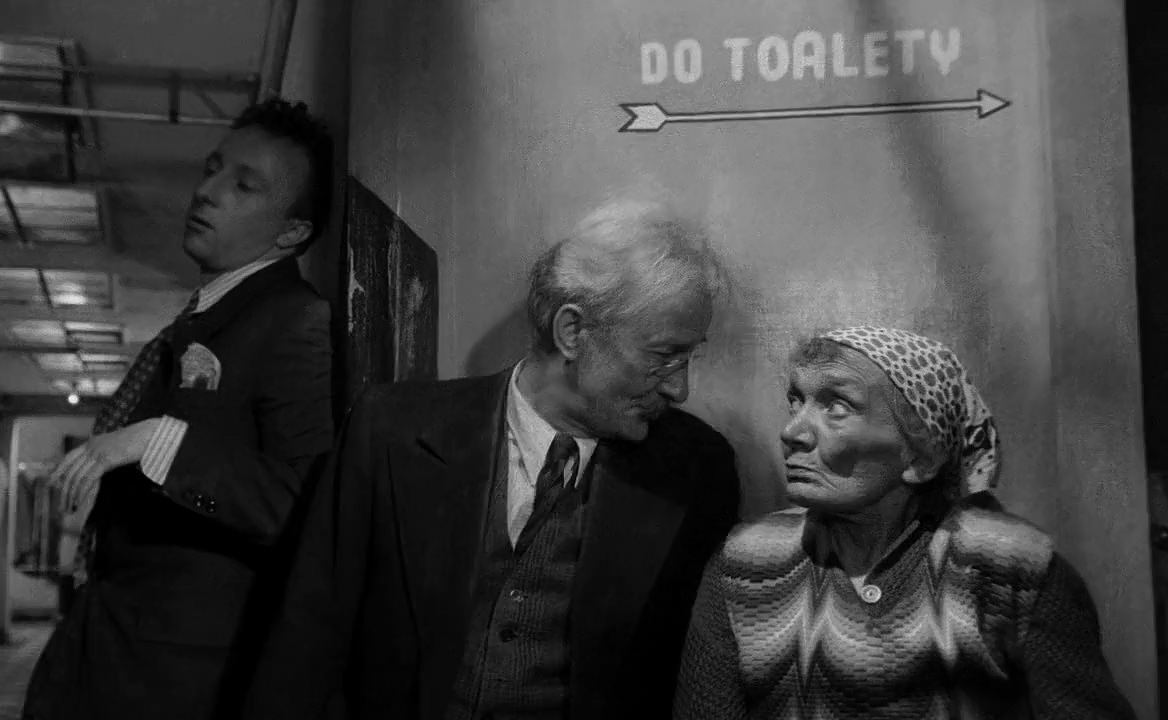 Bogumil Kobiela, Stanislaw Milski, and Irena Orzecka in Popiól i diament (1958)