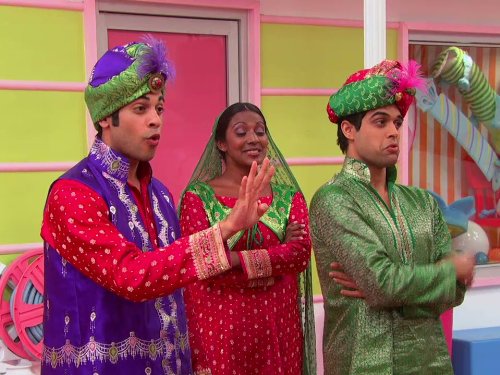 Sachin Bhatt, Sharon Muthu, and Anand Desai-Barochia in The Fresh Beat Band (2009)