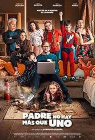 Santiago Segura, Carlos González Morollón, Martina Valeria de Antioquía, Toni Acosta, Sirena Segura, Sílvia Abril, Leo Harlem, Calma Segura, and Luna Fulgencio in Padre no hay más que uno (2019)