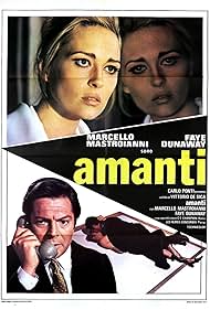 Marcello Mastroianni and Faye Dunaway in Amanti (1968)