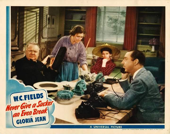 W.C. Fields, Mona Barrie, and Franklin Pangborn in Never Give a Sucker an Even Break (1941)