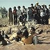 Elvis Presley, David Cadiente, Quentin Dean, Thomas Gomez, L.Q. Jones, Katy Jurado, Burgess Meredith, Jennifer Peak, Susan Trustman, and Del 'Sonny' West in Stay Away, Joe (1968)