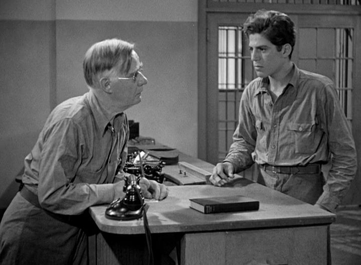 Billy Halop and Henry Travers in You Can't Get Away with Murder (1939)