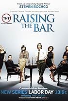 Mark-Paul Gosselaar, Gloria Reuben, Natalia Cigliuti, Jane Kaczmarek, J. August Richards, Melissa Sagemiller, and Jonathan Scarfe in Raising the Bar (2008)