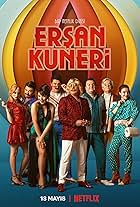 Zafer Algöz, Cem Yilmaz, Ezgi Mola, Çaglar Çorumlu, Nilperi Sahinkaya, Merve Dizdar, and Uraz Kaygilaroglu in Ersan Kuneri (2022)