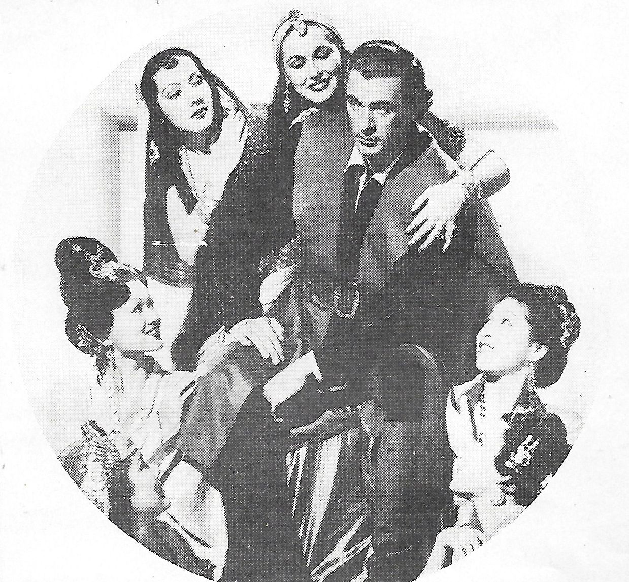 Gary Cooper, Greta Granstedt, Mia Ichioka, Lotus Liu, Diana Moncardo, and Anne Graham in The Adventures of Marco Polo (1938)