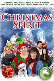 Alexandra Paul, Jason Brooks, Janet Carroll, Maureen McCormick, Mariah Buzolin, and Aaron Jaeger in Christmas Spirit (2011)